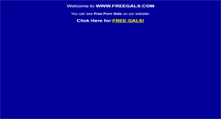 Desktop Screenshot of freegals.com